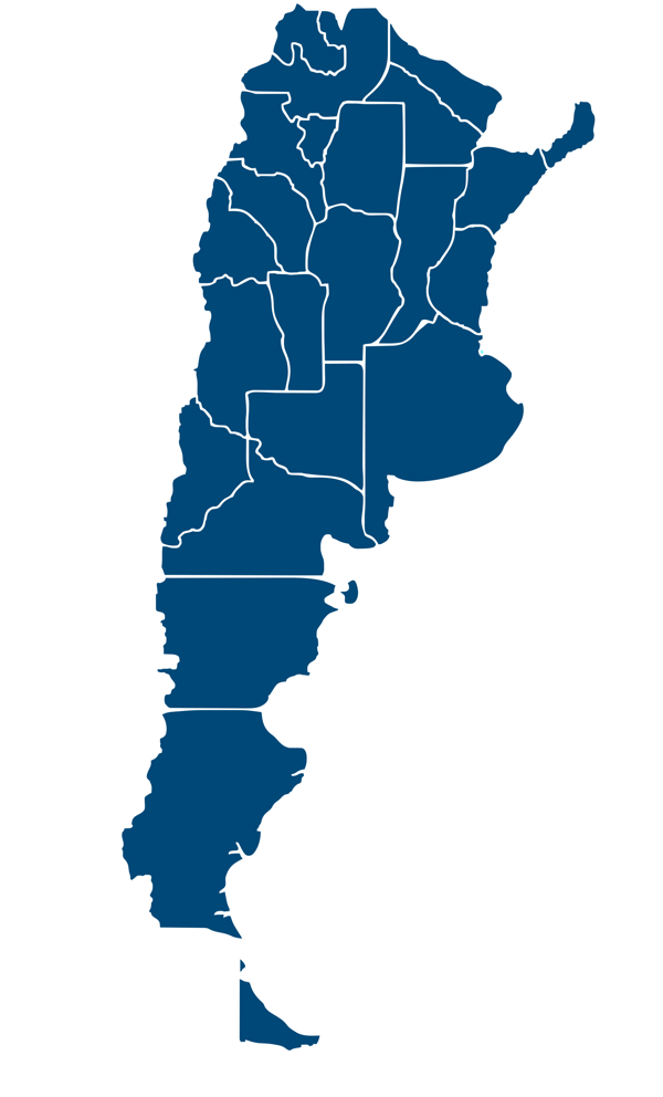 mapa de Argentina